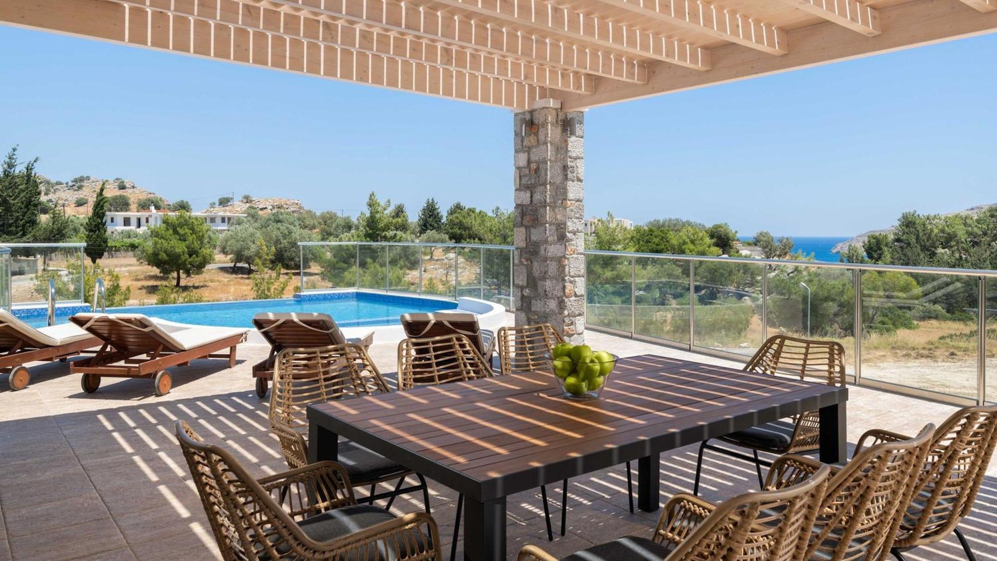 Villa Family Rhodes 4 Bedrooms Summer Memories Private Pool Lindos *
