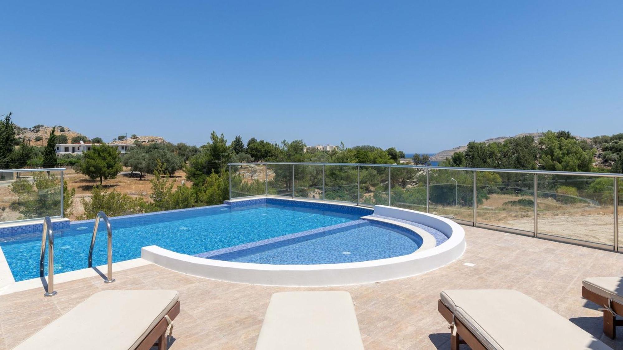 Family Rhodes 4 Bedrooms Summer Memories Private Pool Lindos *