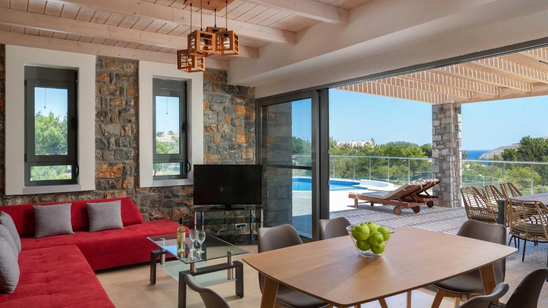 Family Rhodes 4 Bedrooms Summer Memories Private Pool Lindos Villa *